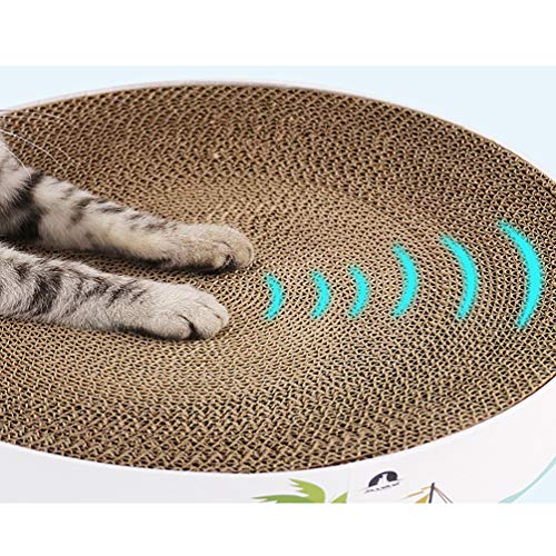 Arranhador de gato Balacoo, brinquedos interativos para gatos em forma de tigela afundada redonda ar