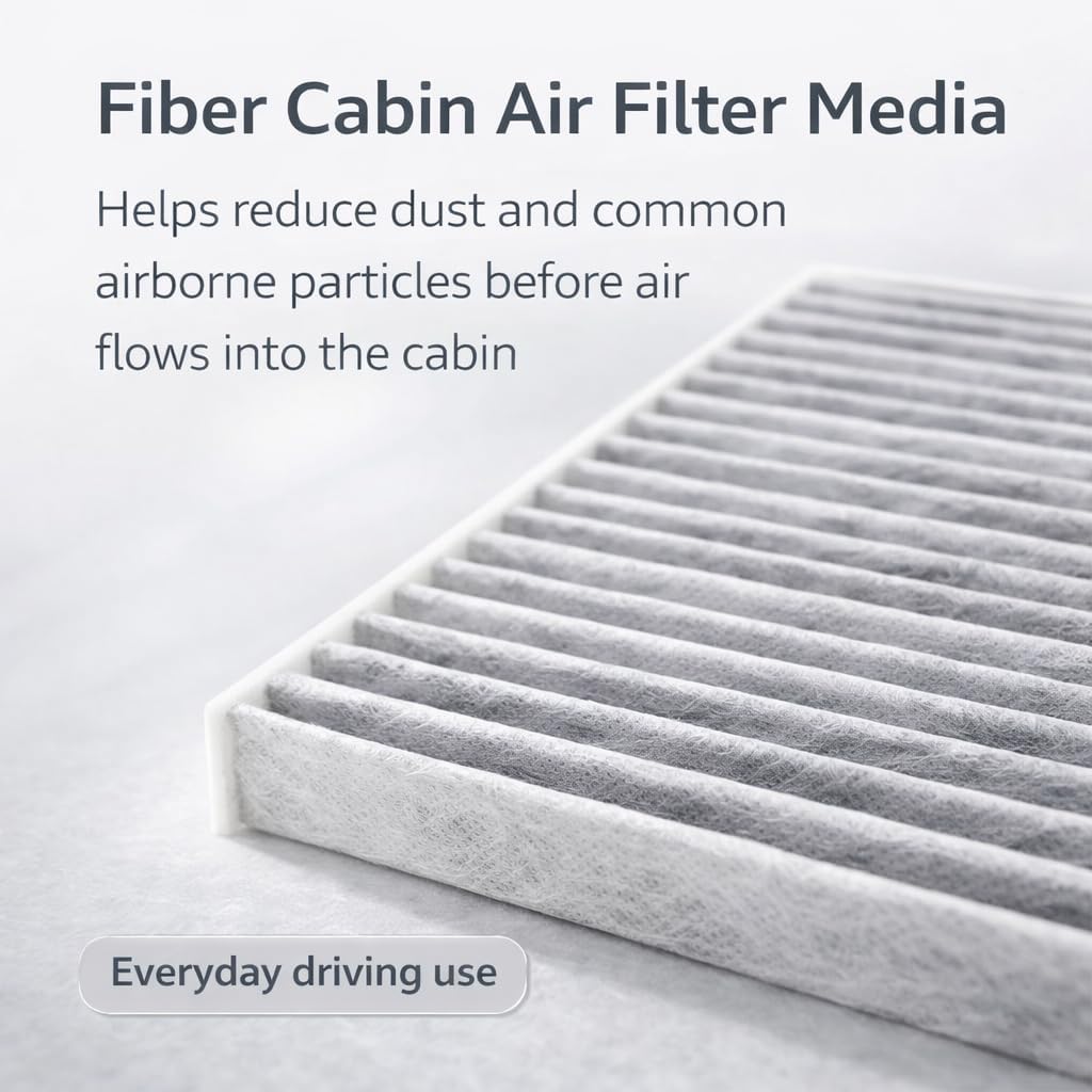 Engine and Cabin Air Filter Kit for Hyundai & for Kia Select Models, Synthetic Engine Air Filter and Cabin Air Filter, Direct Replacement for Routine Maintenance, BI-TRUST XDT00101