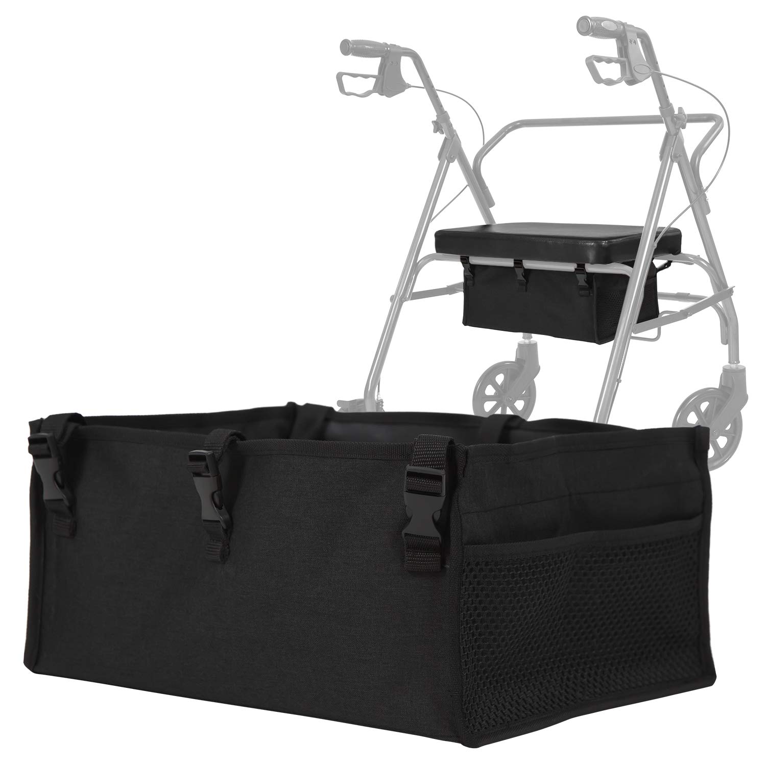 Vive Rollator Seat Bag Walker Tote Accessories for Underseat Fabric