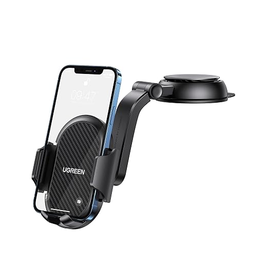 Suporte Veicular Ugreen Smartphone Carro Ajustável Preto