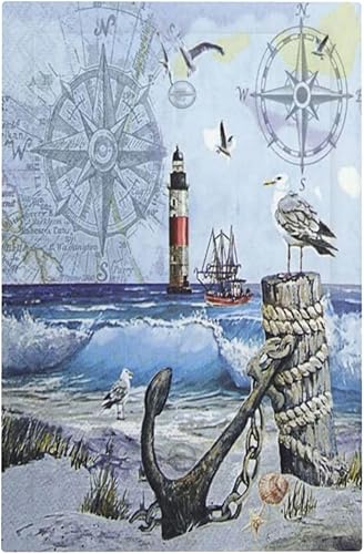 Miniatura 34 de Interruptor de Luz Cove Silla de Playa Paisaje Marino Océano Azul Placa de Pared de 3 Posiciones Placa de Interruptor de Luz Triple Palanca Costera