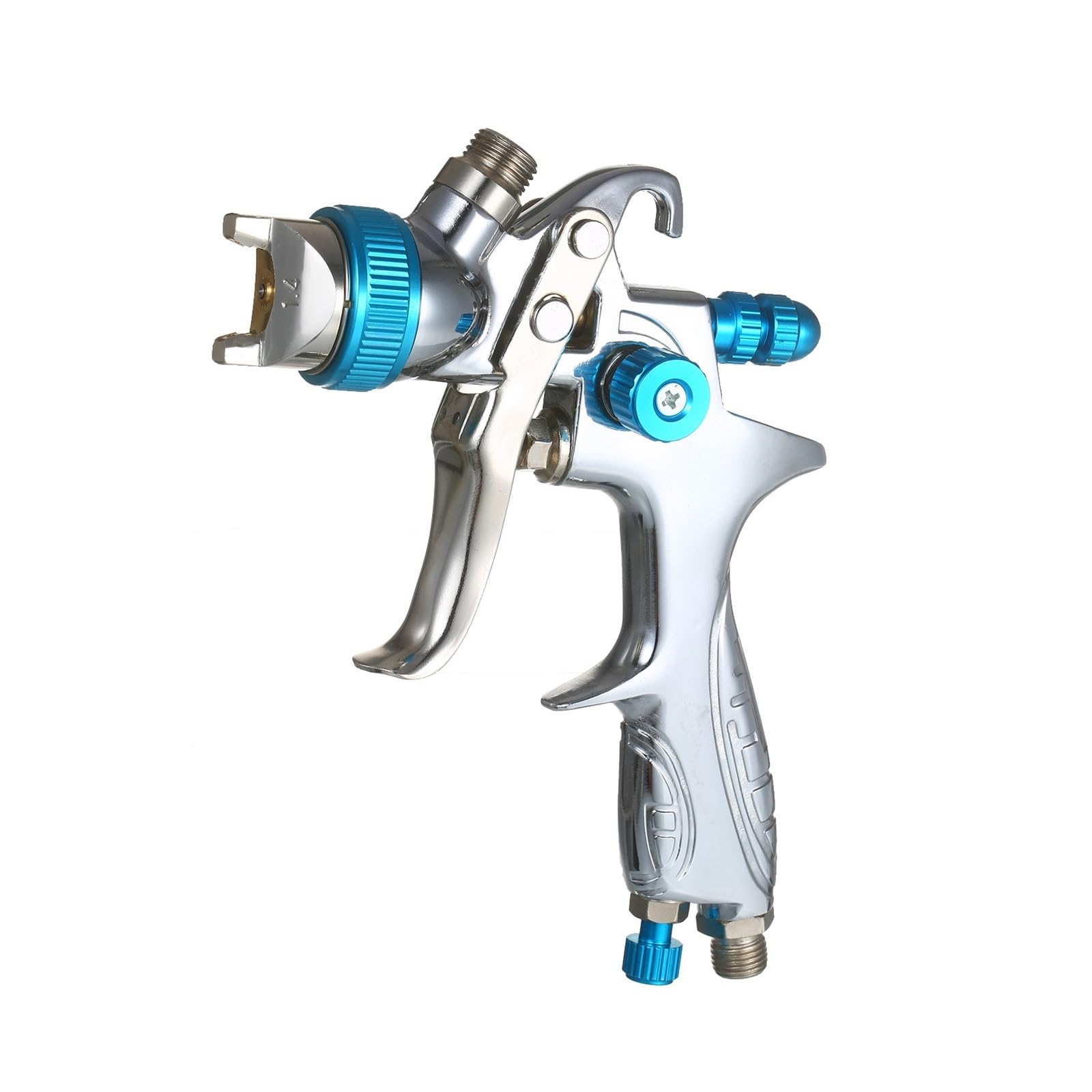 zestaw pistoletów pneumatycznych, Pistolet natryskowy do malowania z kubkiem 600 ml, dysza 1,4 mm/1,7 mm/2,0 mm do malowania ścian/mebli/stołów/krzeseł