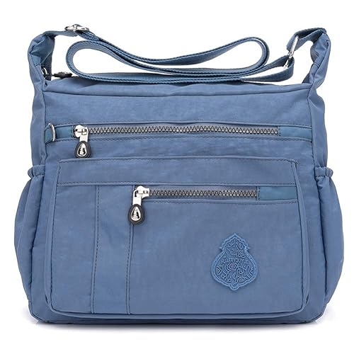 MINTEGRA Crossbody Bag for Women Nylon Waterproof Shoulder Purse Messenger