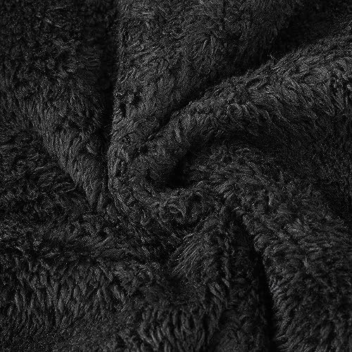 Boys Zip Up Hoodie Heavyweight Winter Sweatshirt Fleece Sherpa Lined Warm Jacket (8-9, 12#Blue Camouflage) #TOP4