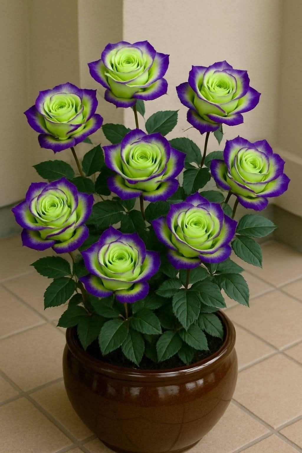 Bulbi di Rosa - Perenne, Colori vivaci, Bassa Manutenzione, Decorazione d'Interni-5 Bulbi-E