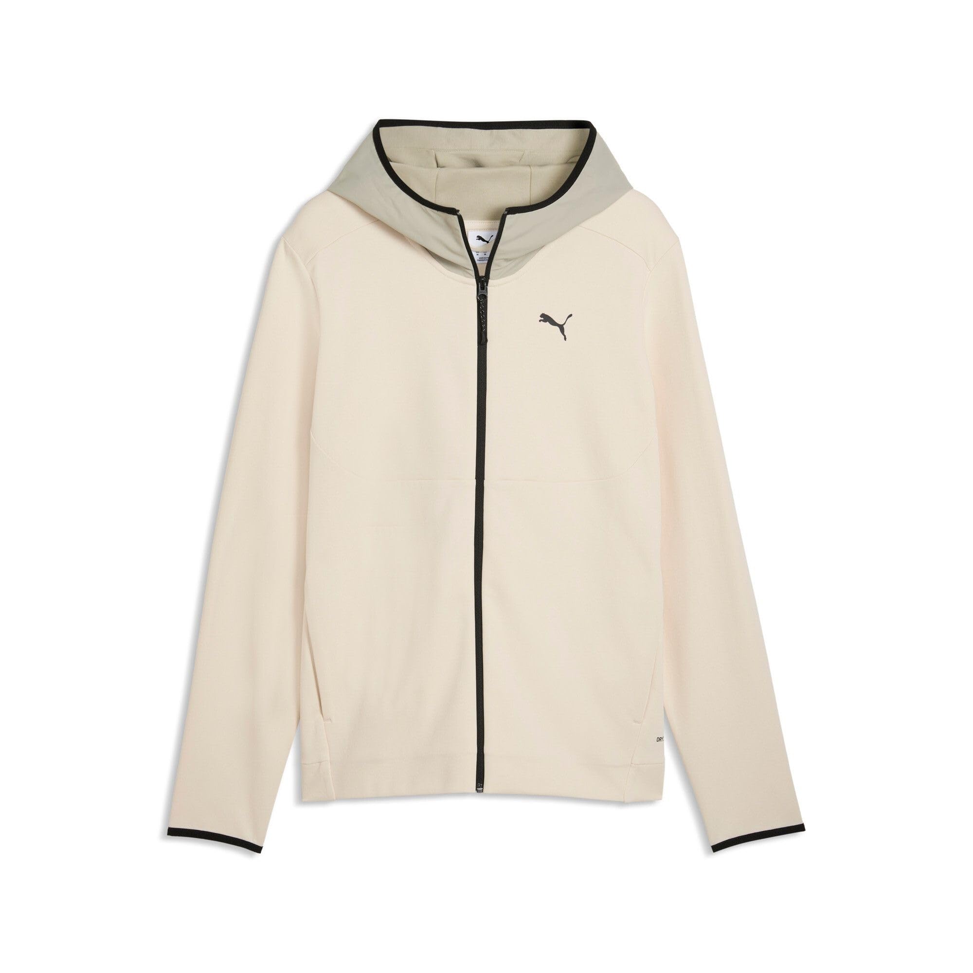 Puma Pumatech Zip-Up Sweatshirt Men's Cream Small