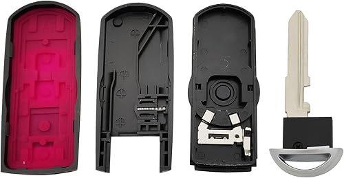 Miniatura 6 de vurbemes Funda de repuesto para llavero para Mazda 3 6 Hatchback 2020-2021 CX-3 CX-5 CX-9 CX-12 2020-2021 sin llave 3 botones