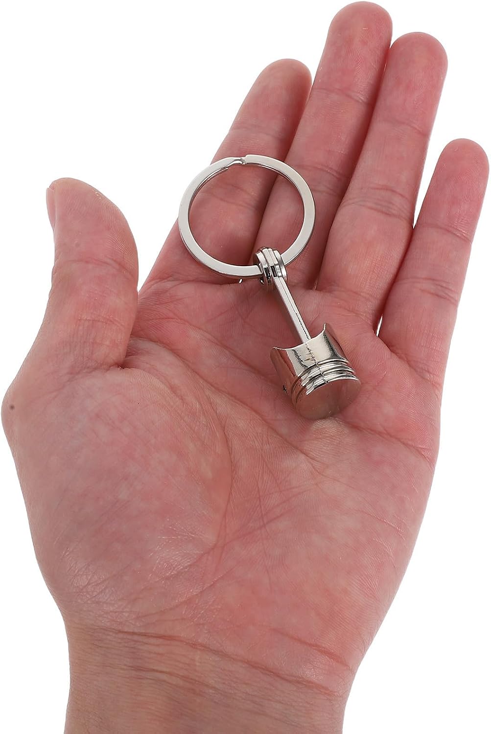 Gadpiparty Innovative Piston Metal Keychain for Car Key and Phone image 4