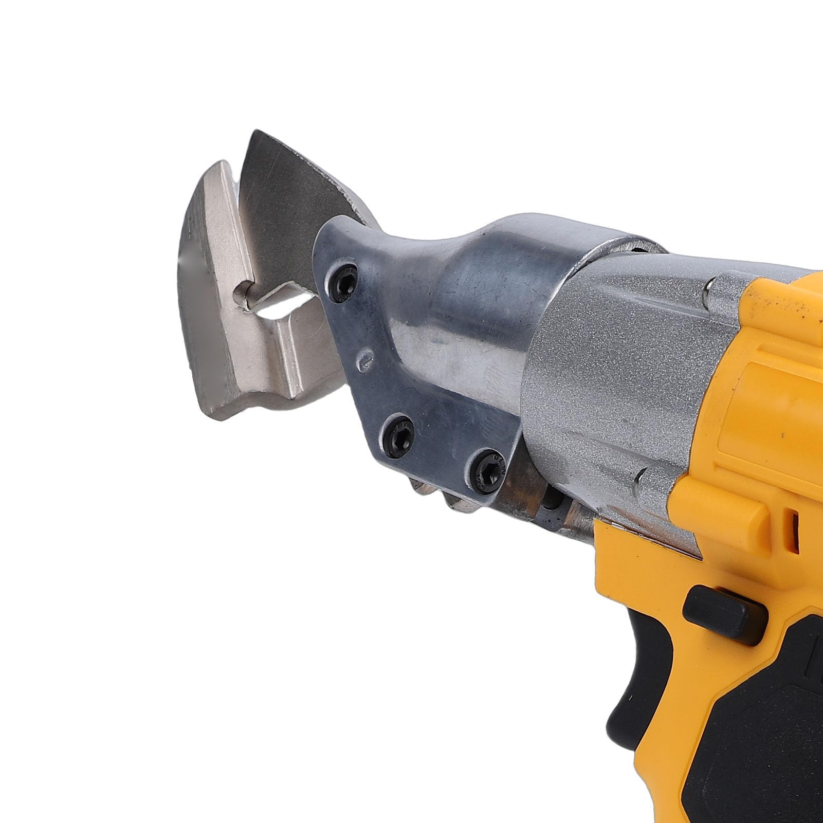 Fdit Tronchesi da Lamiera Senza Fili Testa Rotante 360° Velocità Variabile Cesoie Elettriche per Metallo con Luce LED Indicatore Batteria per Acciaio Inossidabile Alluminio PVC Pelle (Tipo 1)