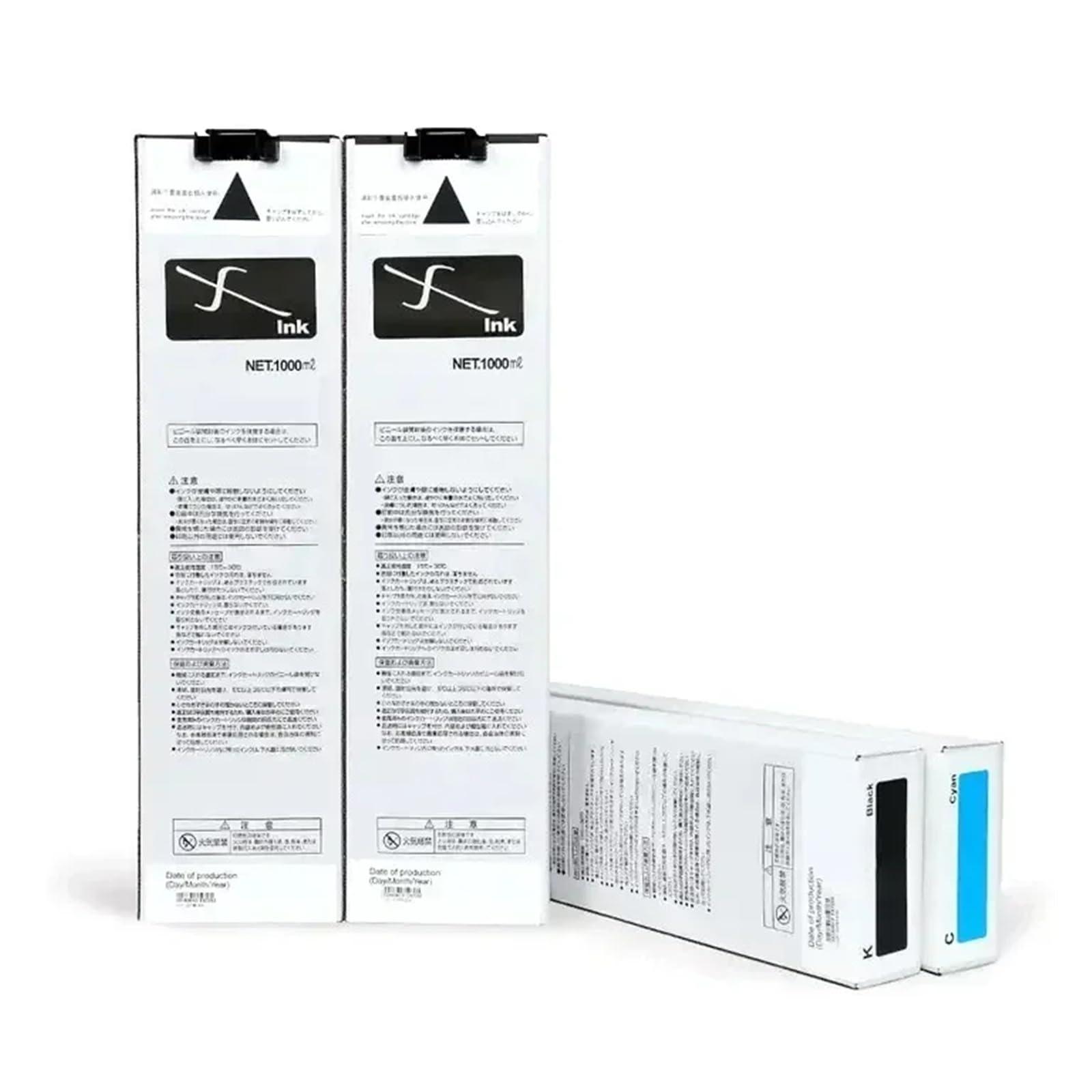 Cartucce d'inchiostro S-7265 S-7266 compatibili for Riso ComColor FW1230R | FW5230R FW5231R 5000R, S-7267 S-7268, Cartuccia sacchetto inchiostro, Fornitura inchiostro stampante(Cyan)