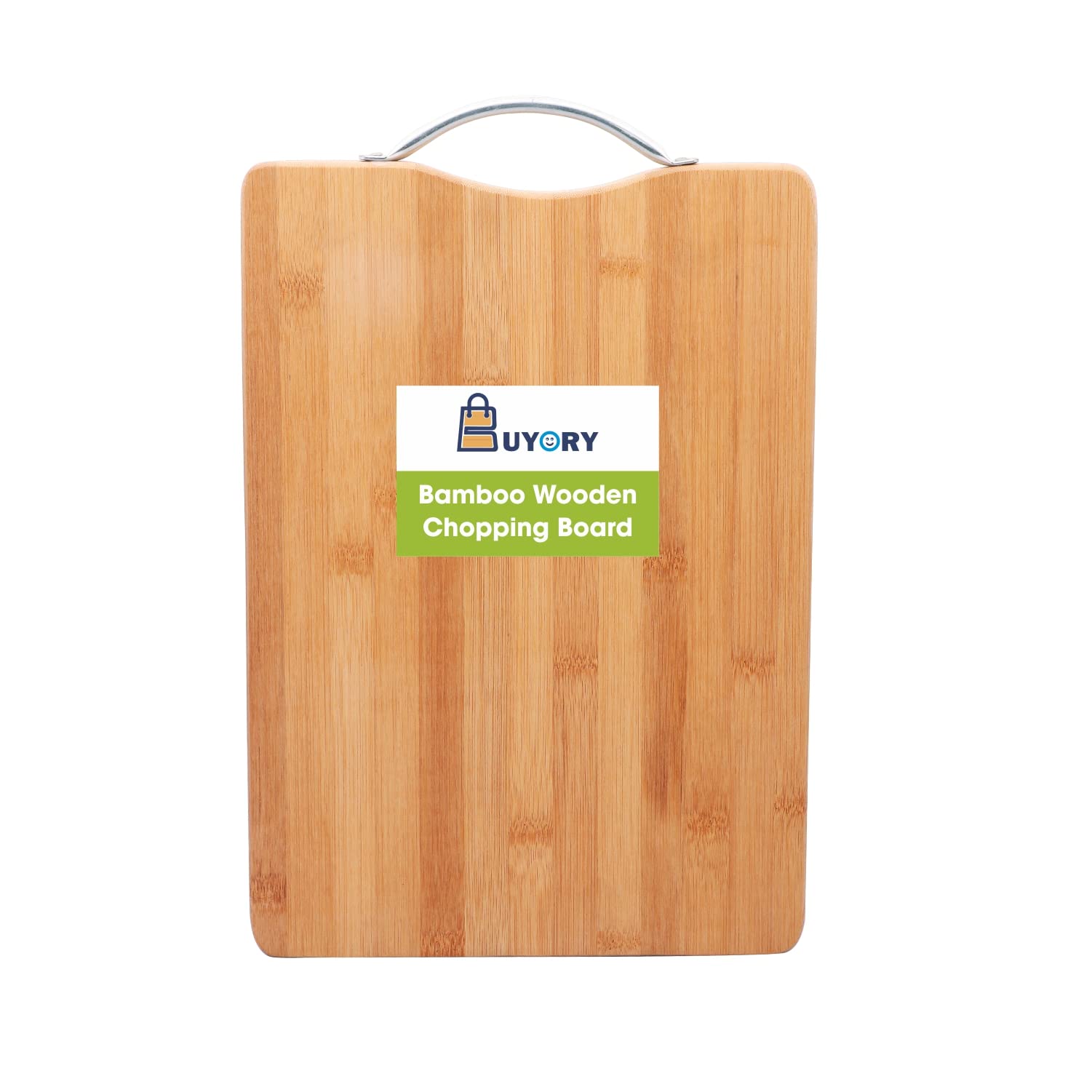 BUYORY Bamboo Chopping Board for Kitchen, Wooden Cutting Board for Vegetables, Fruits & Cheese, Chopper Board with Handle (40 x 30cm) (B09HXY99DR) Amazon Price History, Amazon Price Tracker