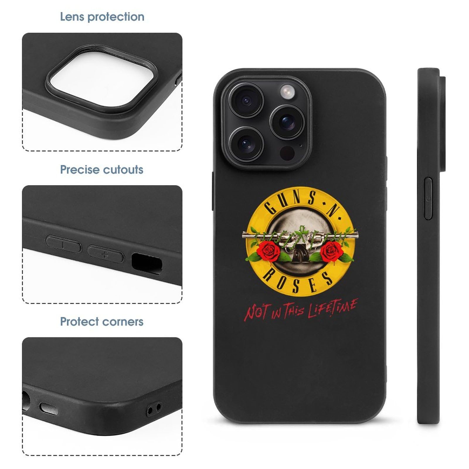 rosemuse ロゼミューズ iPhone15 ブラック スマホケース Quilting iPhone case with lip case – BUNNY APARTMENT