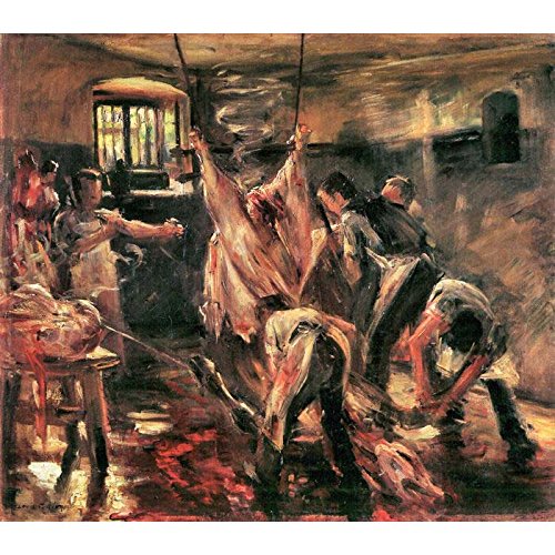 Art Panel - Slaughterhouse by Lovis Corinth