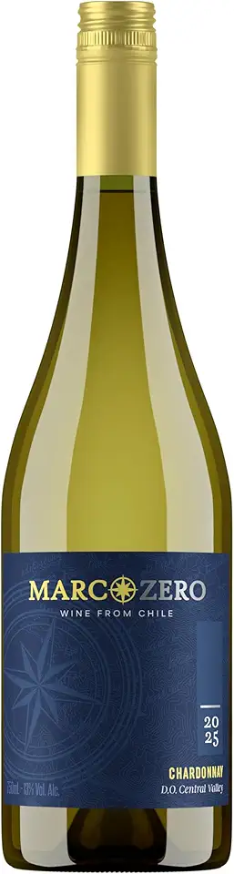 VINHO CHILENO MARCO ZERO CHARDONNAY 750ML