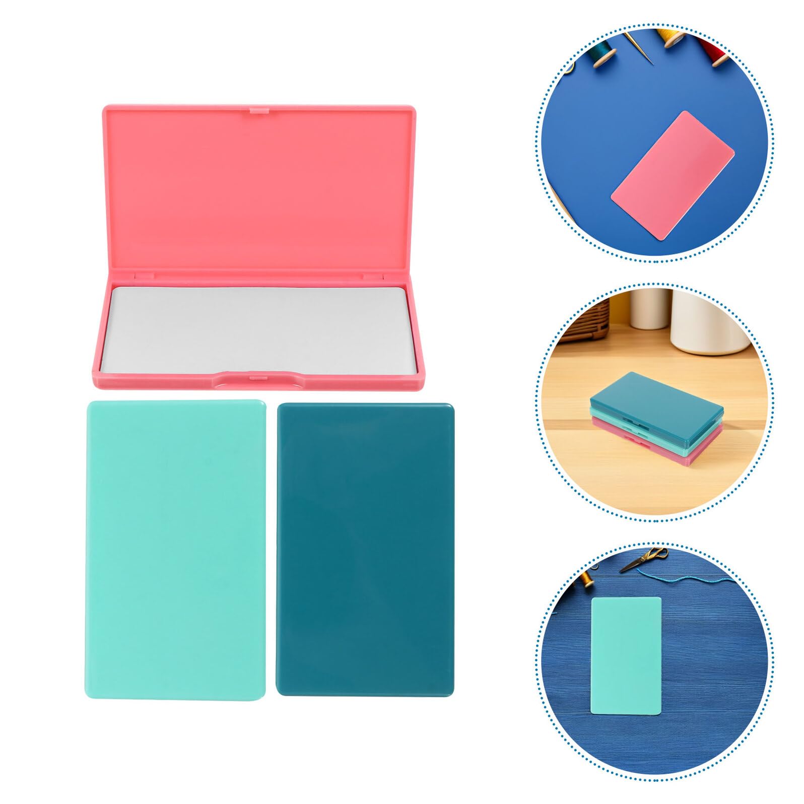 6stücke Magnetische Nadelbox für Aufbewahrung Tragbarer Nadelorganizer aus Kompakter Nähzubehörschutz für Handnähen