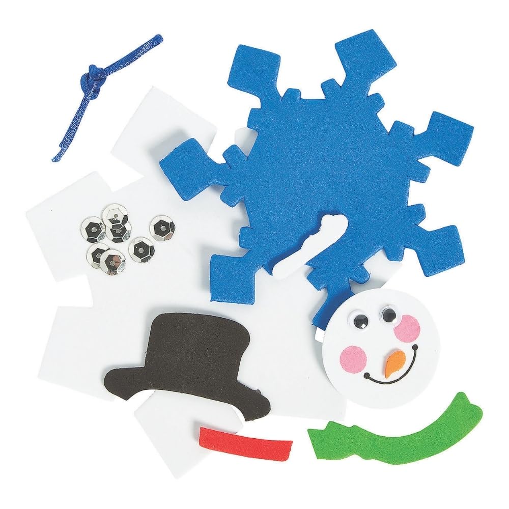 Artisanat En Papier Bonhomme De Neige Fondu