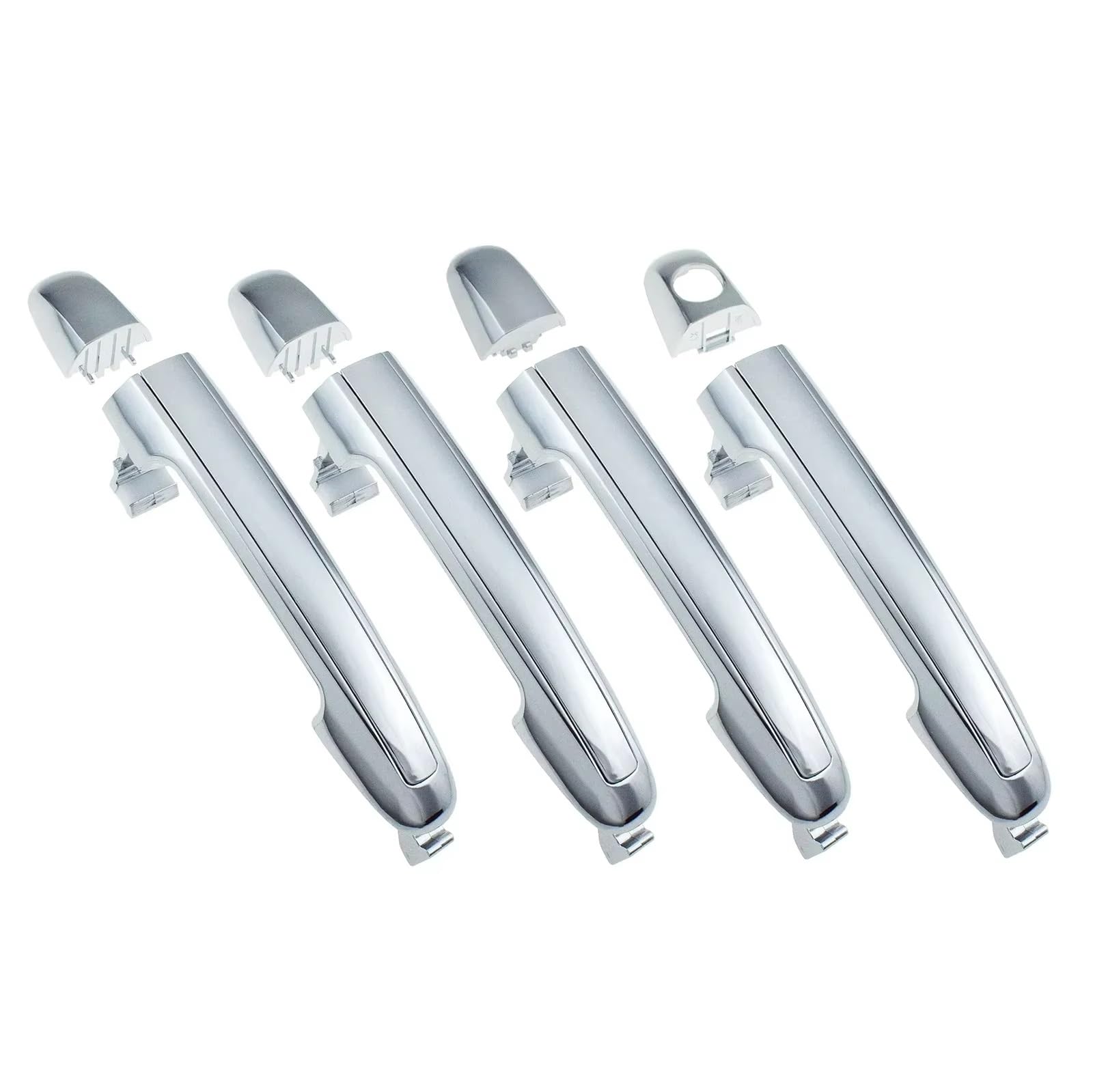 BYSKJZ Car Exterior Door Handle for Hyundai for Sonata 2006 2007 2008 2009 2010 826523K000 826513K000 Front Rear Left Right Chrome Exterior Outside Door Handle