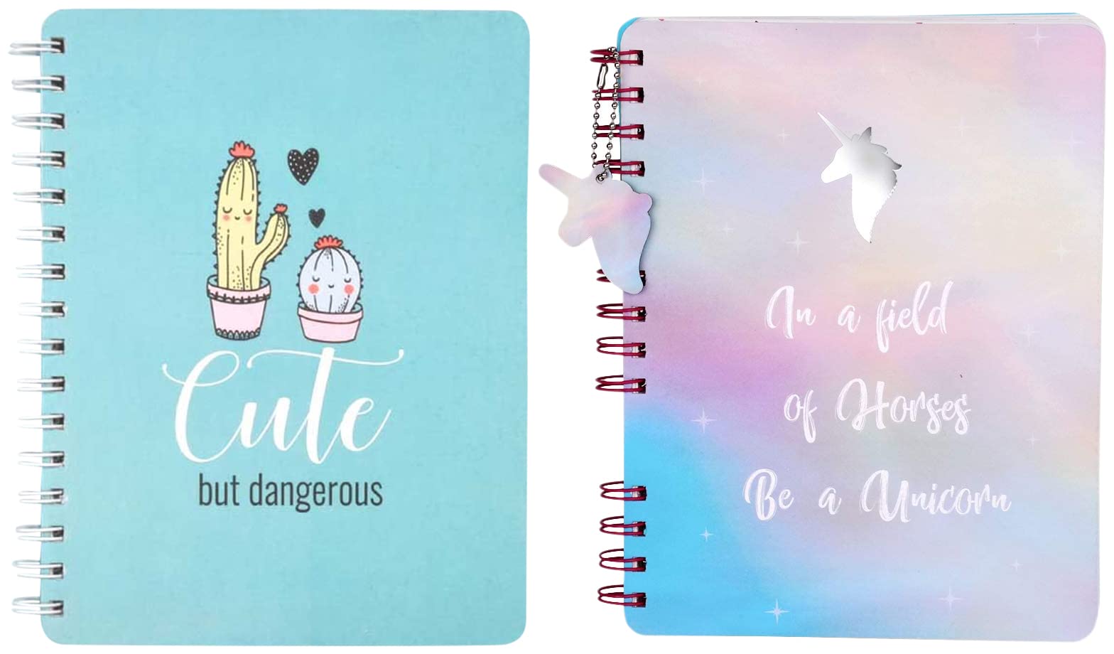 Doodle Unicorn A5 Size Notebook & Doodle - The Joy Of Writing Cuteness Overload 160 Single Ruled pages Notebook Diary for Friends