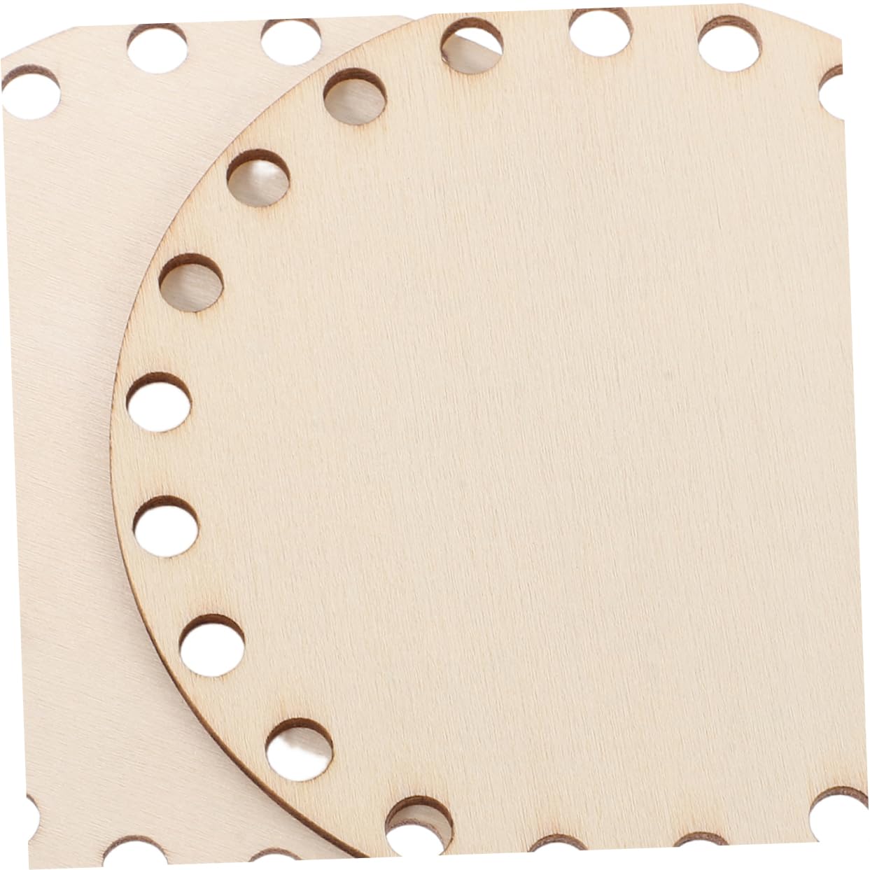 HOOTNEE DIY Wooden Weaving Base 6pcs Wooden Knitting Base for Custom Handbags Storage