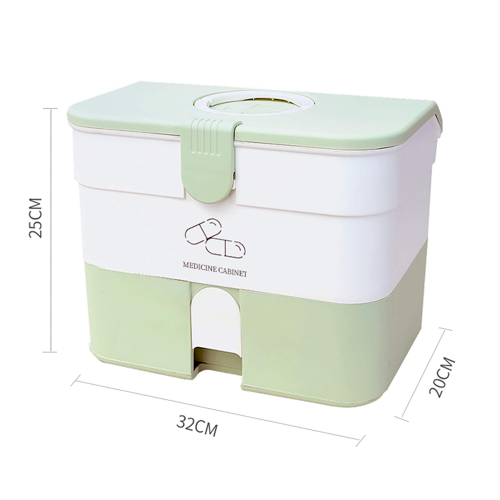Botiquín de primeros auxilios familiar, botiquín portátil de almacenamiento, botiquín, botiquín de primeros auxilios, caja de almacenamiento de medicamentos for píldoras portátil, contenedor