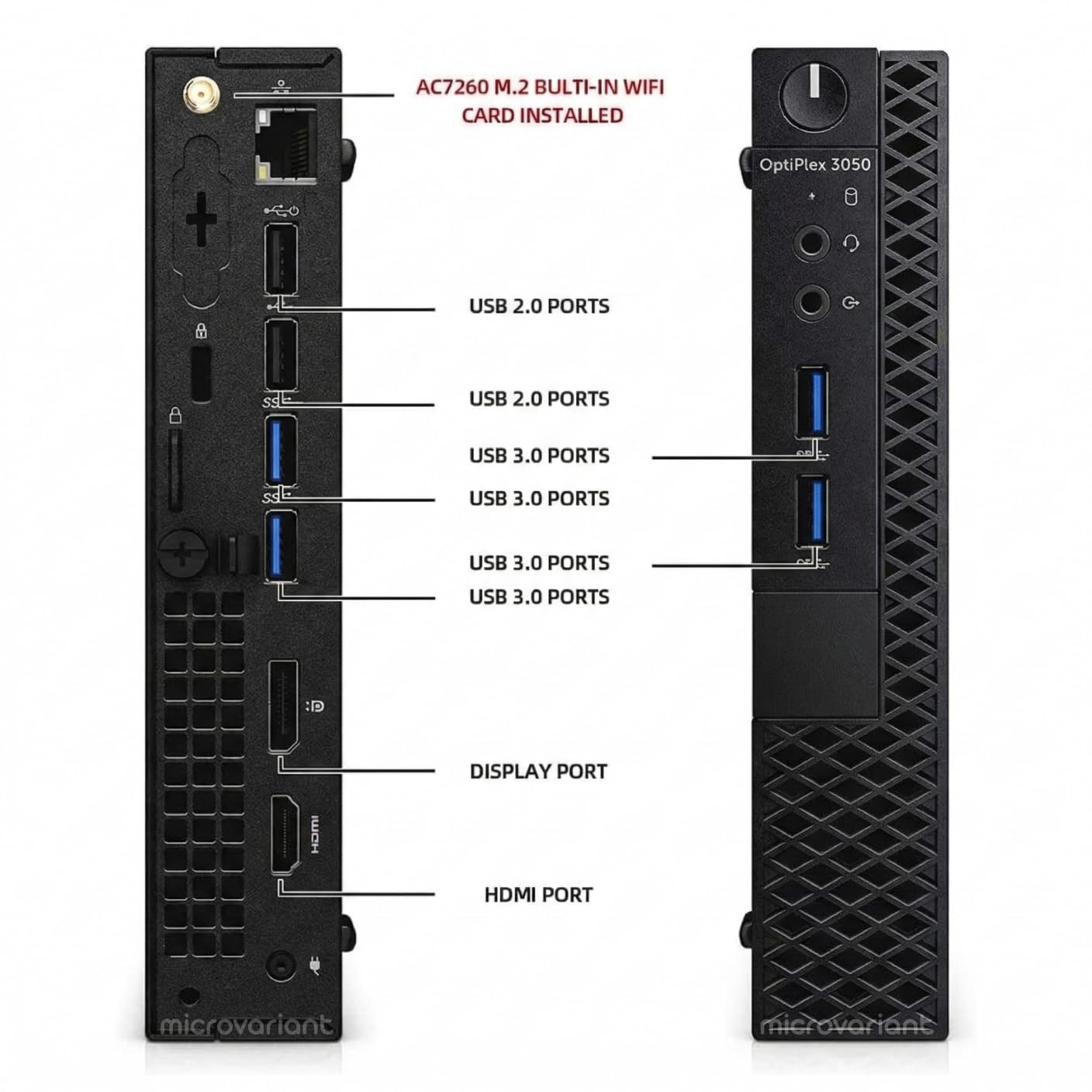 MICROVARIANT OptiPlex 3050 Tiny PC, | Core i5 7th Gen Processor