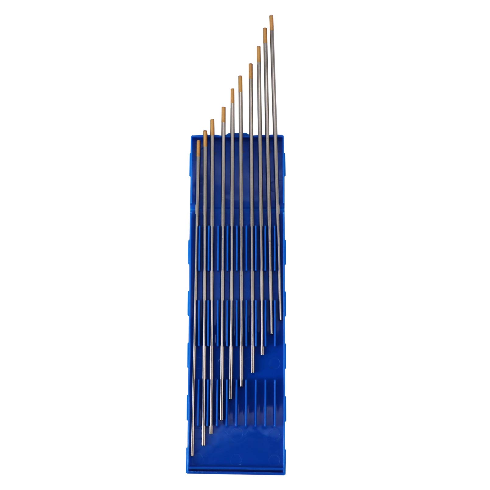 10 Stück Wolfram Elektroede Nadel WIG Schweißen Tungsten Electrodes WL-15 Ø2,4 x 175mm 1.5% lanthanated ANSI/AWS A5.12-98 ISO 6848