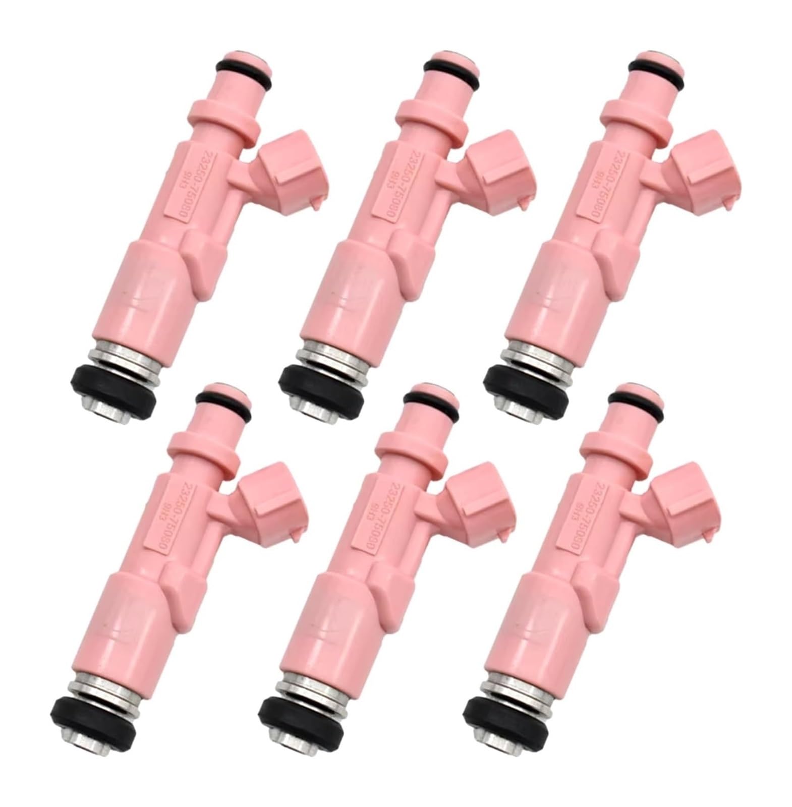 Wekpopmevl One Color Oil Petrol Fuel Injector Nozzle For Toyota For Tacoma For And For 4Runner For 23209-79135 2320979135 2325075080 23250-75080 6X Fuel Injectors Nozzle Exhaust