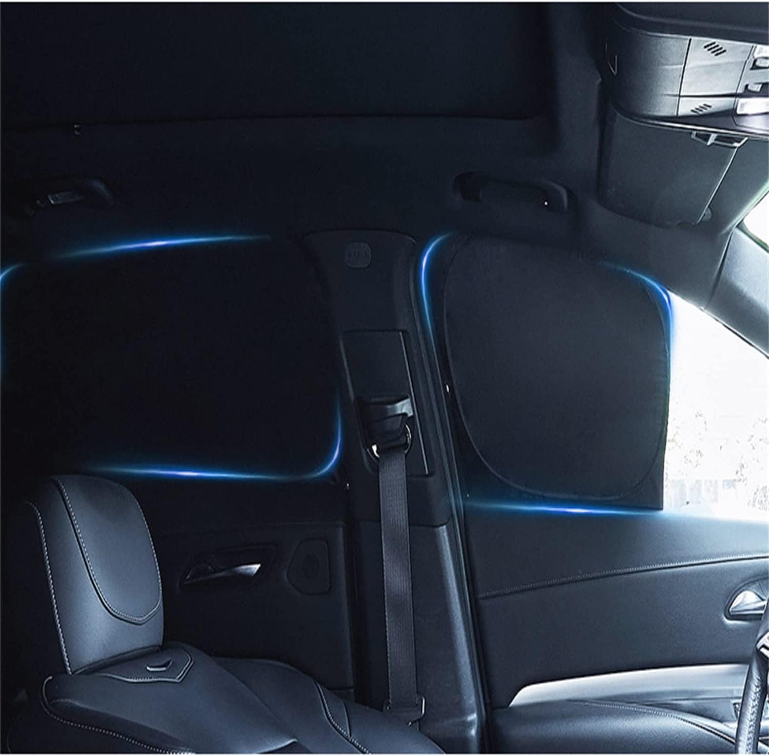 FüR Tesla Model S Sonnenschutz Auto Uv Schutz Protection Baby Haustiere Erwachsene PersöNliche PrivatsphäRe Auto Accessories,6Sides1Front1Rear