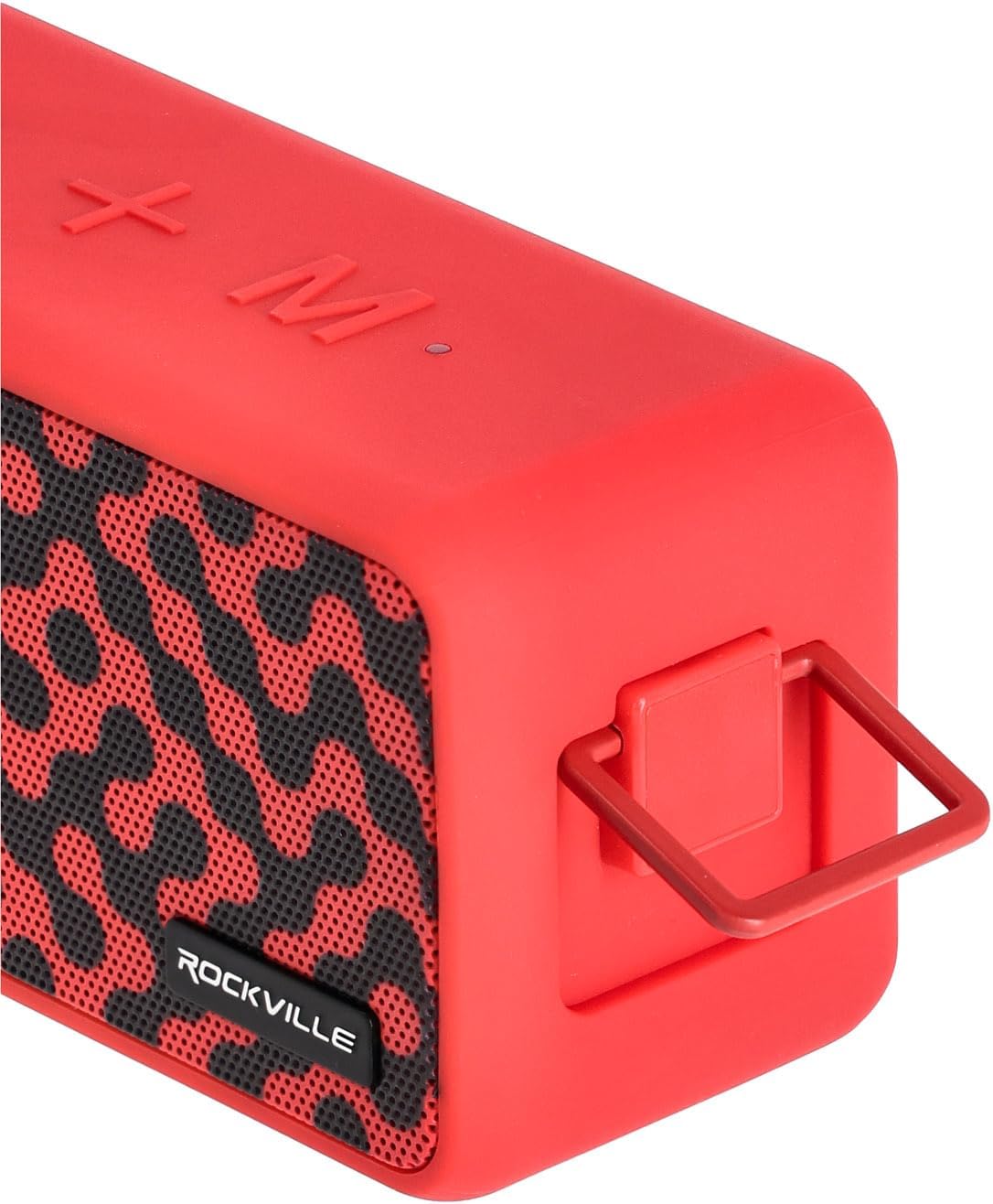 Rockville Faze RED 50W Peak / 20W RMS Portable Bluetooth Speaker, TWS Wireless Link, IPX7 Waterproof, 31-Hour Battery, for Outdoor and Home Audio, 2-Piece
