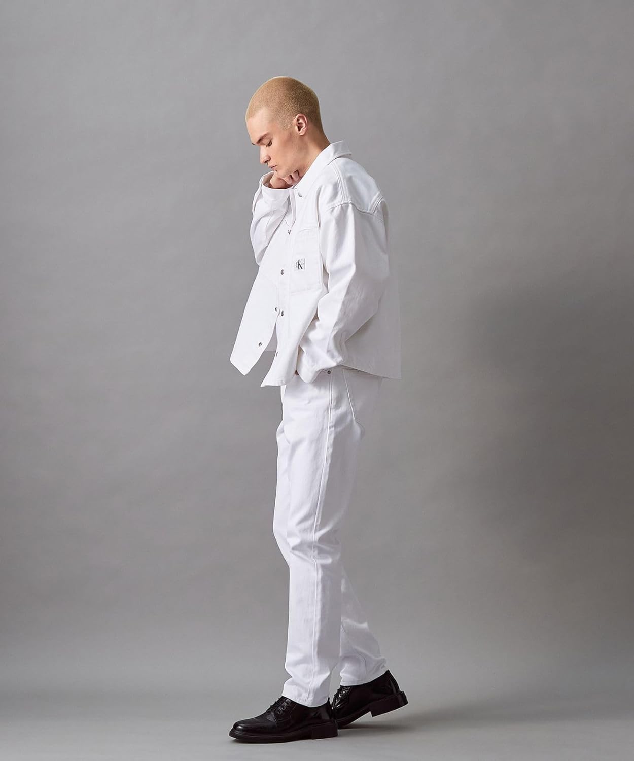 Amazon.co.jp: [カルバン クライン] 【ブランド公式】 ボクシー シャツ