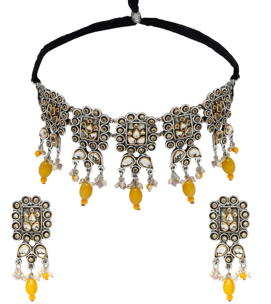 See full amazon price history chart for YouBella Jewellery for Women Oxidised Silver Necklace Jewellery Set with Earrings for Girls and Women (Style 3) YouBella Jewellery for Women Oxidised Silver Necklace Jewellery Set with Earrings for Girls and Women (Style 3) (B0BV29ZRFS) Amazon Price History, Amazon Price Tracker