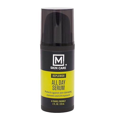 M. Skin Care Suero facial Replenish All Day para hombres, rico en antioxidantes, vitamina E, libre de crueldad