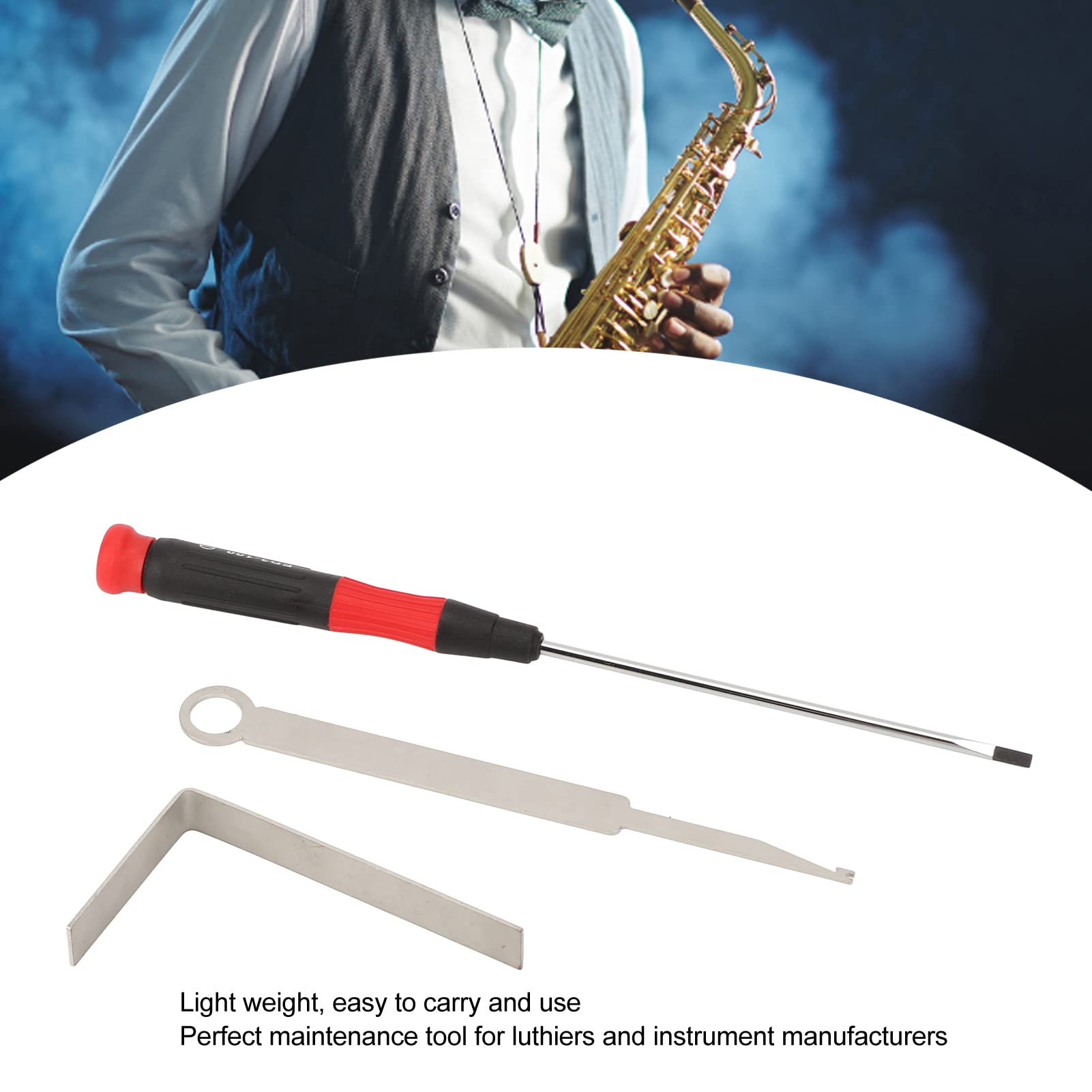 Amazon | FLEXMAN サックスツールキット 金属楽器木管ドライバー修理