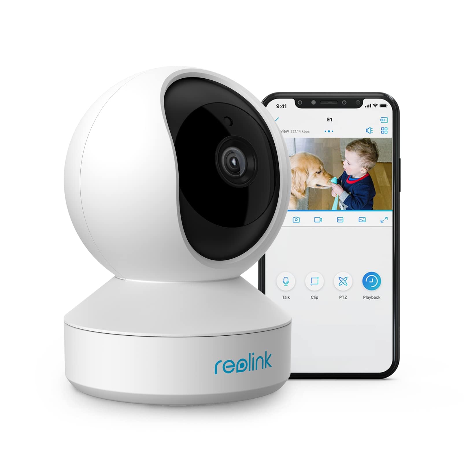 Reolink E1 Pro Bewakingscamera - 4MP - Draaibaar - Voor binnen - Smart Reolink E1 Pro Bewakingscamera - 4MP - Draaibaar - Voor binnen - Smart