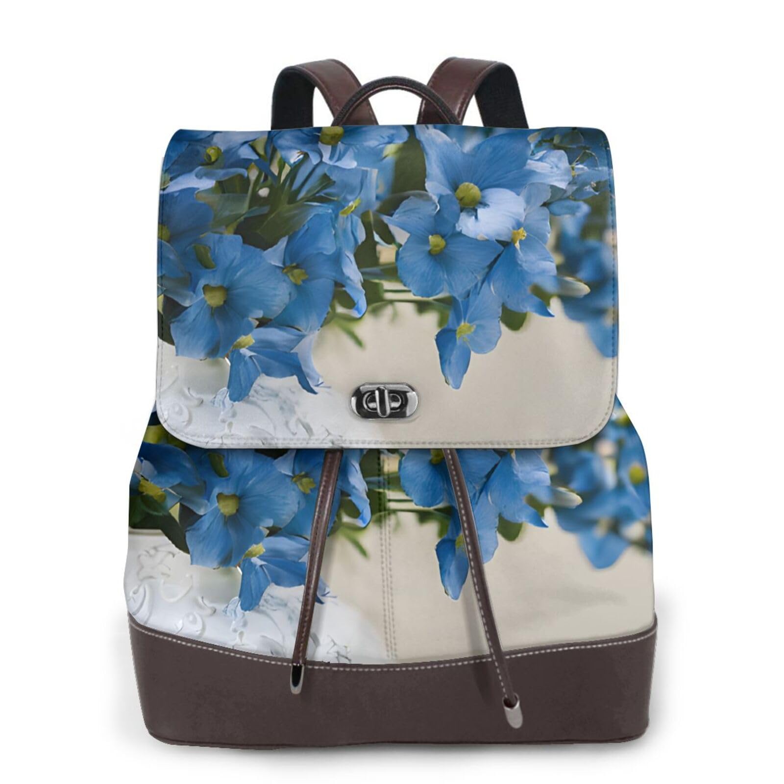 Amazon.com: Teal Grey And White Floral Print Ladies display picture 3