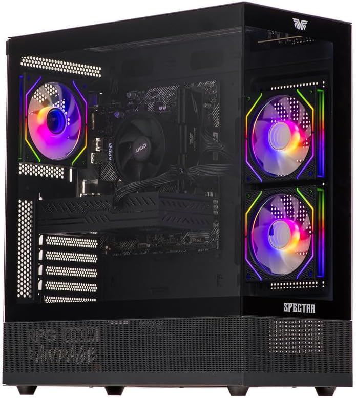 Veno Scorp Budget Gaming PC Intel Core i3-8GB RAM - 500GB HDD – GT 730 2GB NeonZilla 4 ARGB Gaming Case - WINDOWS 10