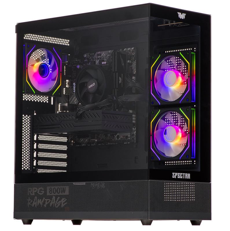 Veno Scorp Gaming PC AMD Ryzen 5 5600G RX VEGA 7 Graphics - 16GB 3200MHz RAM - 1TB NVMe SSD - 550W 80+ PSU - Windows 11 - WiFi - NEONZILLA