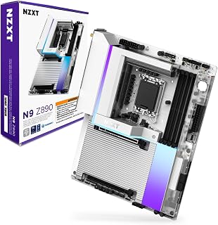 NZXT N9 Z890 Intel LGA 1851 ATX Gaming Motherboard - PCIe 5.0, Wi-Fi 7, DDR5