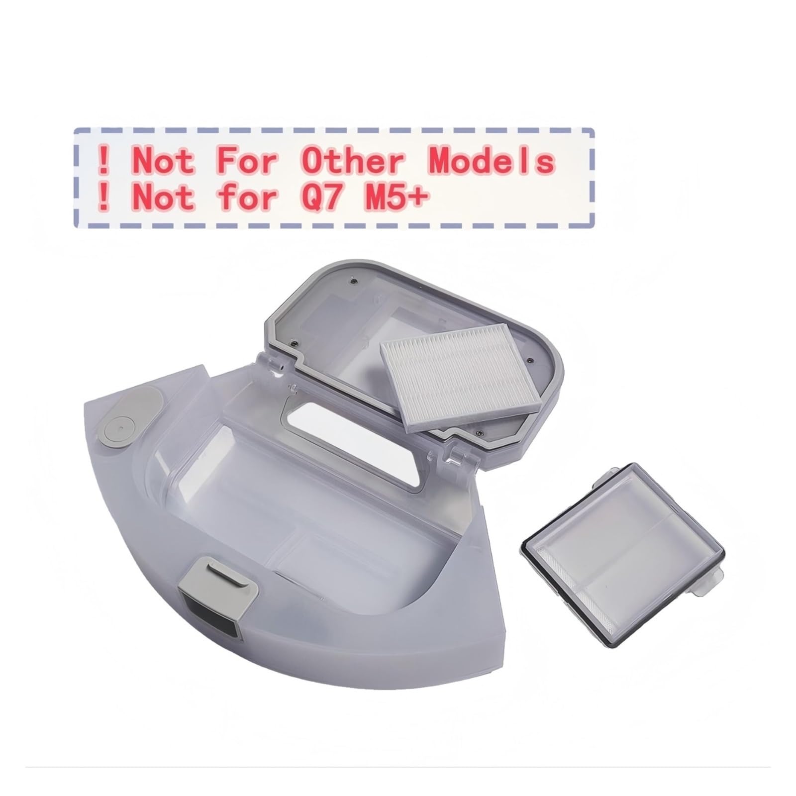 Amazon.co.jp: LKYJSFS ロボット掃除機用2イン1ダストビン&ウォーター