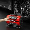 KOBB KB301 Dijital Lastik Şişirme Pompası, 12V/220V, 150 PSI, 35L/dk Hava Akışı, LED Ekran, Siyah, 1.6kg