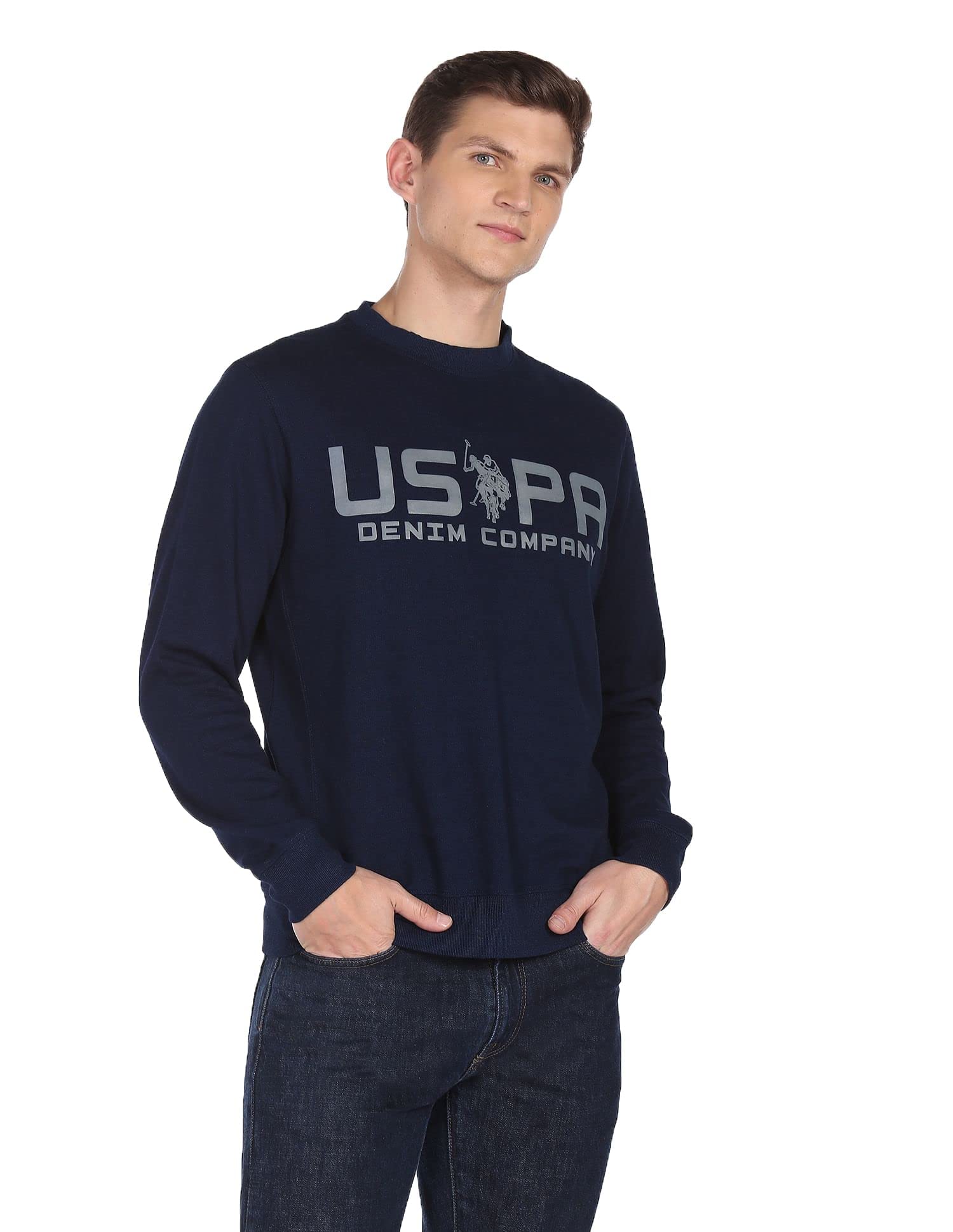 u.s. polo assn. Cotton Men Turtle Neck Sweatshirt-picture-51