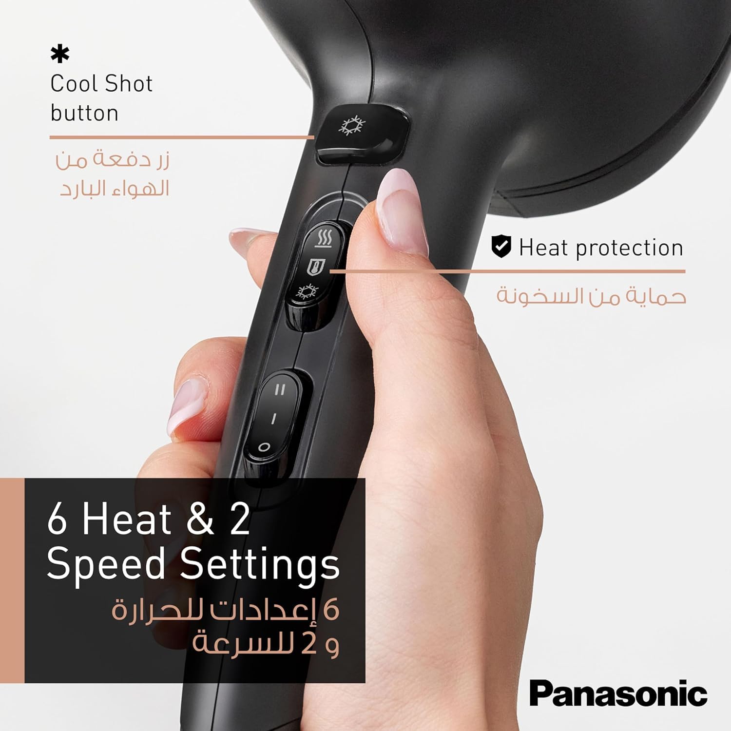 Panasonic 2300W Ionic Hair Dryer,6 Airflow Settings,Heat Protection - EH- NE85-K685 : Buy Online at Best Price in KSA - Souq is now Amazon.sa: Beauty