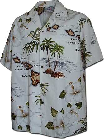 Pacific Legend Tropical Shirts Hawaiian Maps