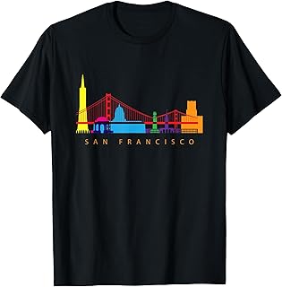 San Francisco, California, USA Skyline Souvenir T-Shirt