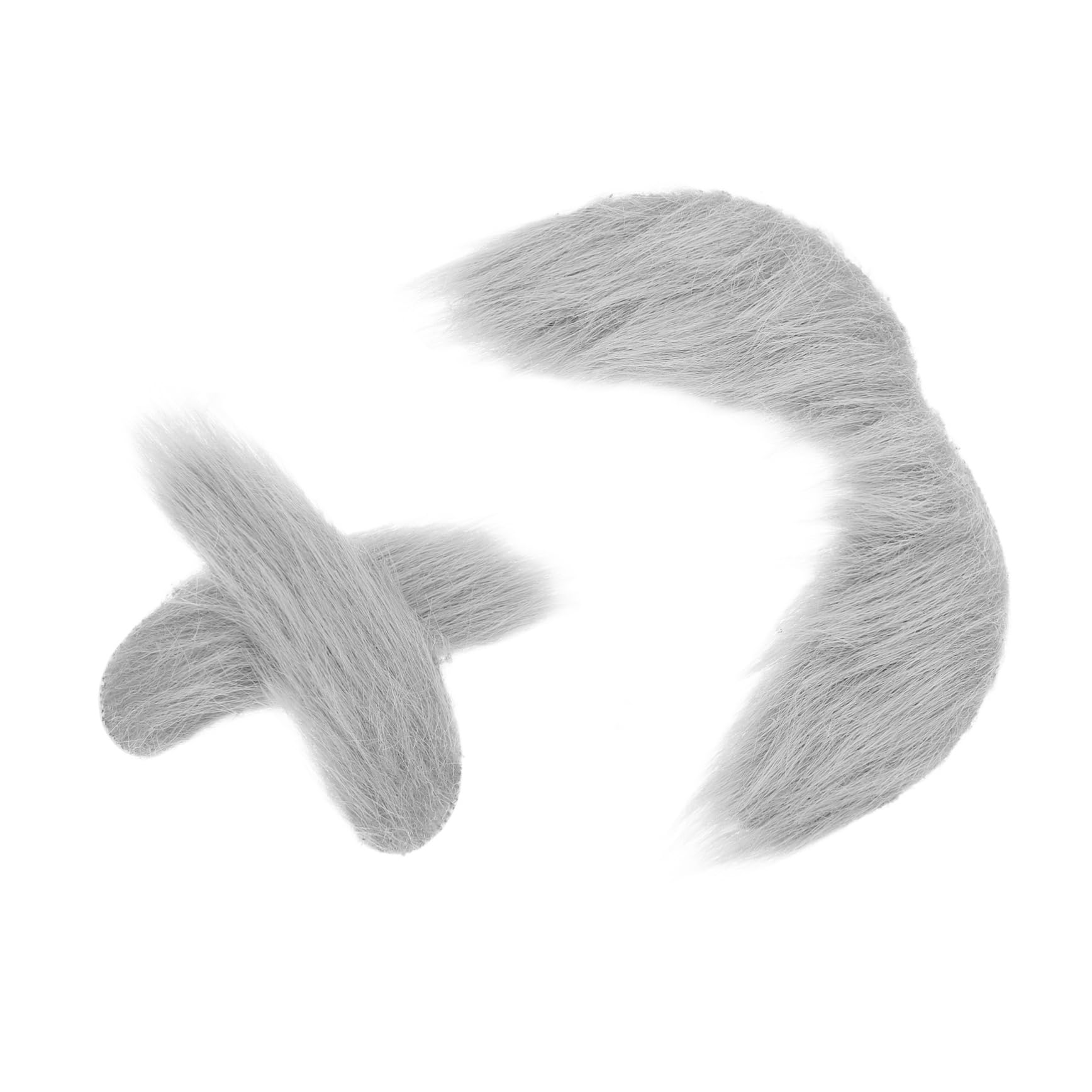 Unomor Halloween Party Accessory Kit Men's Realistic Fake Beard and Eyebrows Set Self Adhesive Funny and Easy to Wear