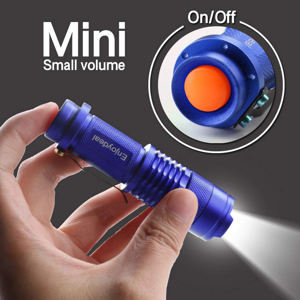 Mini Torcia LED Zoomabile 1200 Lumen – Portatile, Brillante, Con Zoom – Nuova Dalla Cina