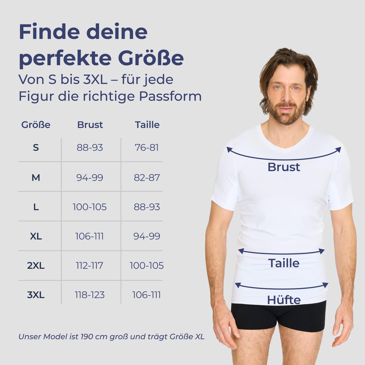 jbs Camiseta interior antisudor para hombre, resistente al sudor con tecnología de membrana, bambú y algodón, protección contra manchas de sudor, paquete de 1 unidad