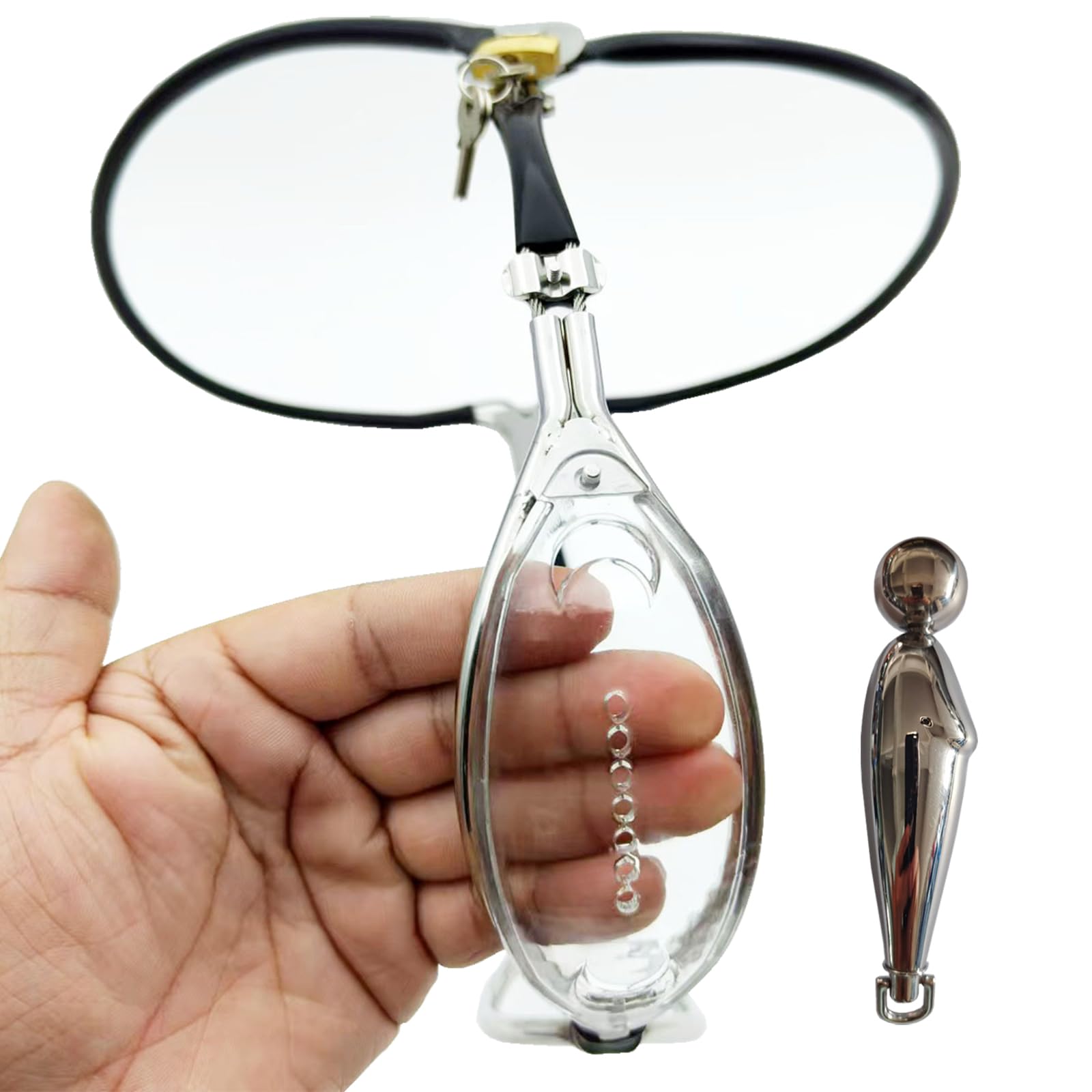 Neu keuschheitsgürtel für Damen, Transparenter Edelstahl Einstellbar Keuschheitsgürtel Mit abnehmbarem Analplug Sexy Bondage keuschheitsgürtel Frau SM Fetisch Sklaven Erotische Sexspielzeug