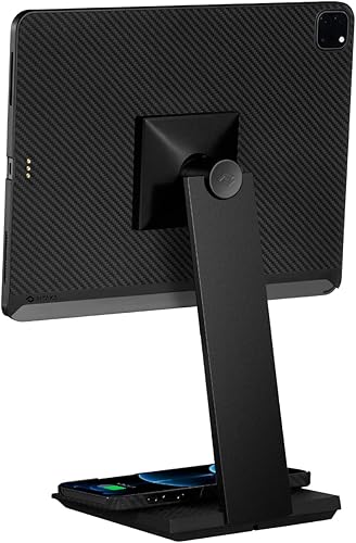 Miniatura 1 de PITAKA Soporte magnético y funda para iPad Pro 2022 de 11 pulgadas de 4 generación funda compatible con teclado mágico soporte para iPad con base de