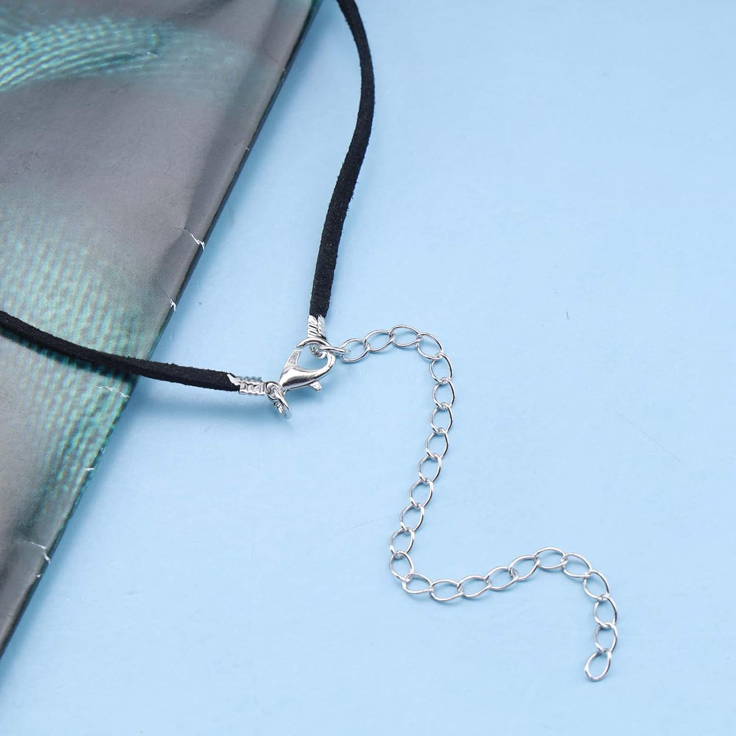 Vintage Butterfly Choker Necklace Black Velvet Choker Necklace Short Black Suede Necklace Boho Necklace Chain for Women - Image 7